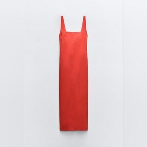 Zara Bold RED Strappy Dress
